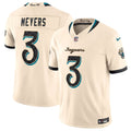 Men’s Jacksonville Jaguars #3 Jakobi Meyers Cream 2026 F.U.S.E. Rivalries Collection Limited Stitched Football Jersey