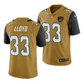 Men’s Jacksonville Jaguars #33 Devin Lloyd Nike Bold Gold Color Rush Limited Jersey