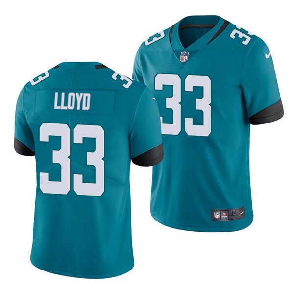 Men’s Jacksonville Jaguars #33 Devin Lloyd Nike Teal Alternate Vapor Untouchable Limited Jersey