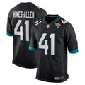 Mens Jacksonville Jaguars #41 Josh Hines-Allen Nike Black Vapor Untouchable Limited Jersey