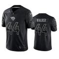 Mens Jacksonville Jaguars #44 Travon Walker Black Reflective Limited Jersey