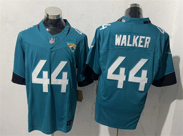 Men’s Jacksonville Jaguars #44 Travon Walker Nike Teal Alternate Vapor Untouchable Limited Jersey