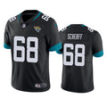Mens Jacksonville Jaguars #68 Brandon Scherff Nike Black Vapor Untouchable Limited Jersey(1)