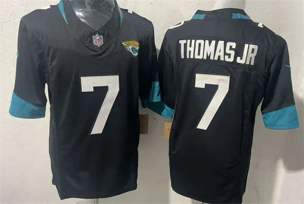 Men’s Jacksonville Jaguars #7 Brian Thomas Jr. Nike Black Vapor Untouchable Limited Jersey