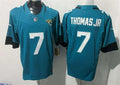 Men’s Jacksonville Jaguars #7 Brian Thomas Jr. Nike Teal Alternate Vapor Untouchable Limited Jersey