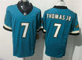Men’s Jacksonville Jaguars #7 Brian Thomas Jr. Nike Teal Throwback Vapor F.U.S.E. Limited Jersey