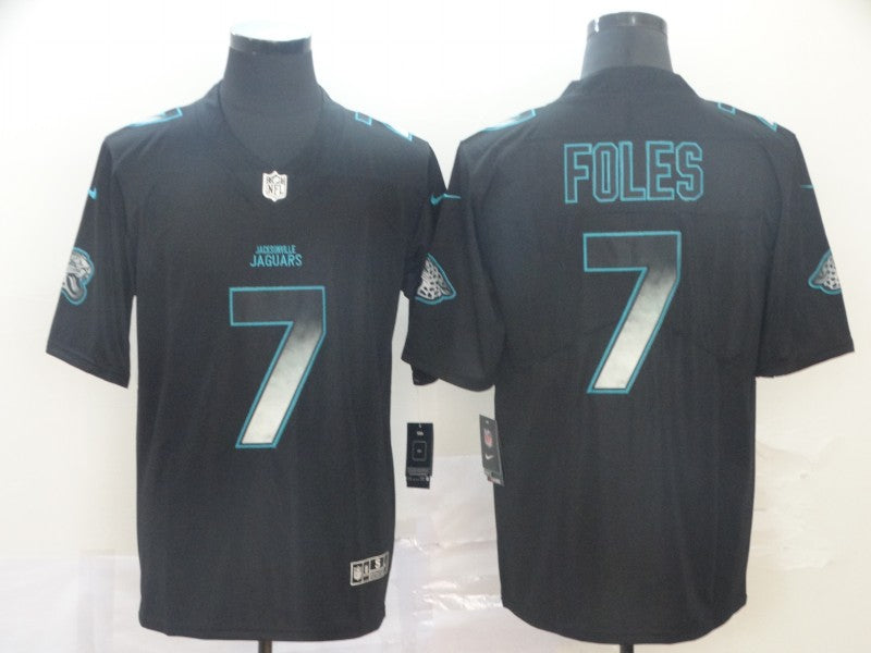 Men’s Jacksonville Jaguars #7 Nick Foles Black Jersey