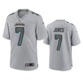 Mens Jacksonville Jaguars #7 Zay Jones Gray Atmosphere Fashion Game Jersey