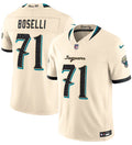 Men’s Jacksonville Jaguars #71 Tony Boselli Cream 2026 F.U.S.E. Rivalries Collection Limited Stitched Football Jersey