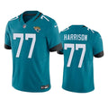 Mens Jacksonville Jaguars #77 Anton Harrison Nike Teal Alternate Vapor Untouchable Limited Jersey