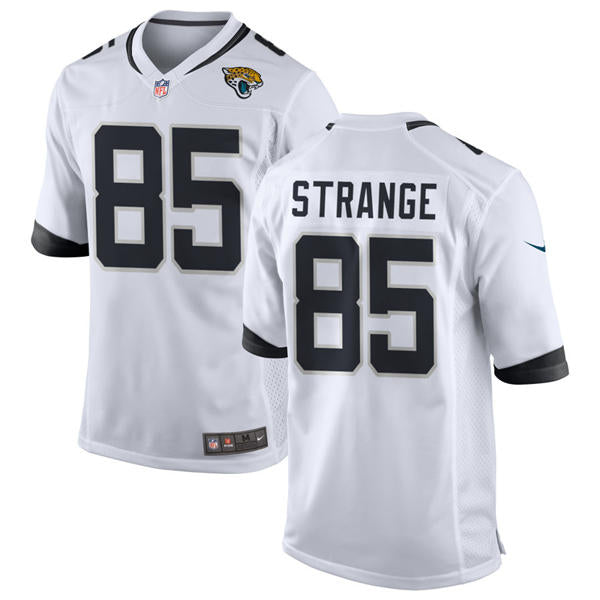 Mens Jacksonville Jaguars #85 Brenton Strange Nike White Vapor F.U.S.E. Limited Jersey