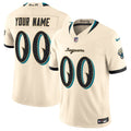 Men’s Jacksonville Jaguars Active Player Custom Cream 2026 F.U.S.E. Rivalries Collection Limited Stitched Football Jersey