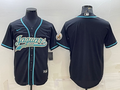 Men’s Jacksonville Jaguars Black Blank Jersey