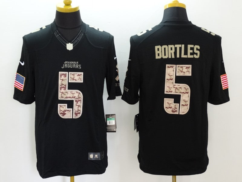 Men’s Jacksonville Jaguars Blake Bortles #5 Black Jersey