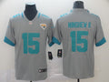 Men’s Jacksonville Jaguars Gardner Minshew II #15 Gray Inverted Legend Jersey