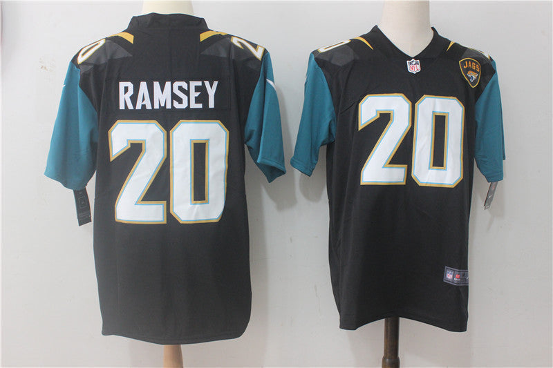 Men’s Jacksonville Jaguars Jalen Ramsey #20 Black Alternate Jersey
