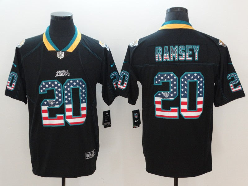 Men’s Jacksonville Jaguars Jalen Ramsey #20 Black Jersey