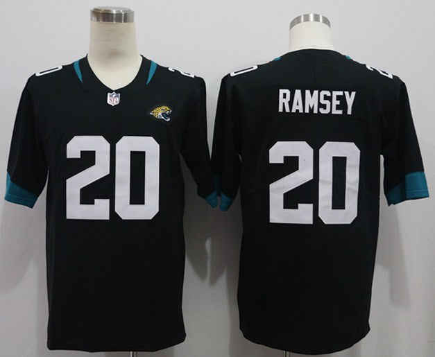 Men’s Jacksonville Jaguars Jalen Ramsey #20 Black Jersey