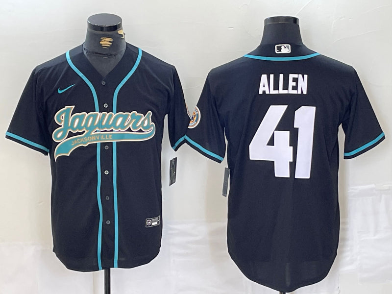 Men’s Jacksonville Jaguars Josh Hines-Allen #41 Black Jersey
