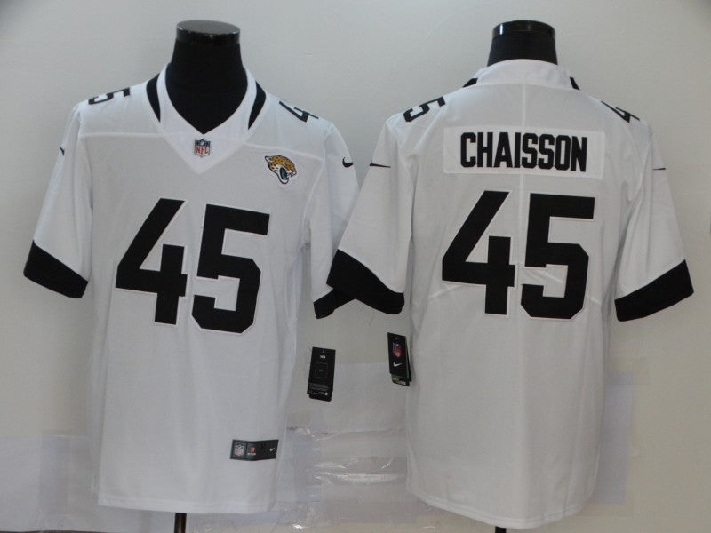 Men’s Jacksonville Jaguars K’Lavon Chaisson #45 White Jersey
