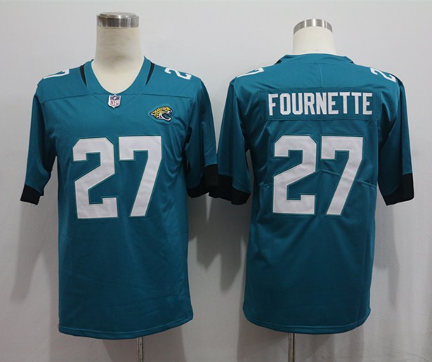 Men’s Jacksonville Jaguars Leonard Fournette #27 Teal Jersey