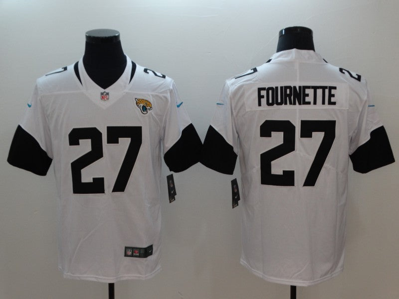 Men’s Jacksonville Jaguars Leonard Fournette #27 White Jersey