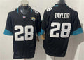 Mens Jacksonville Jaguars Retired Player #28 Fred Taylor Nike Black Vapor F.U.S.E. Limited Jersey
