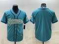 Men’s Jacksonville Jaguars Teal Blank Jersey