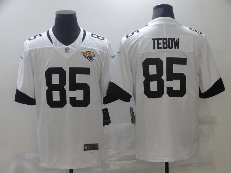 Men’s Jacksonville Jaguars Tim Tebow #85 White Jersey