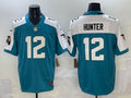 Men’s Jacksonville Jaguars Travis Hunter #12 Teal 2025 NFL Draft First Round Pick Jersey