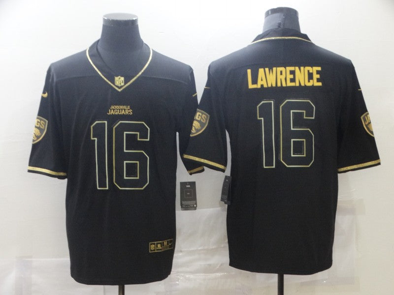 Men’s Jacksonville Jaguars Trevor Lawrence #16 Black Jersey