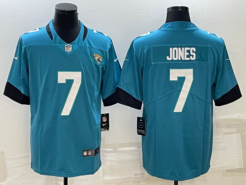Men’s Jacksonville Jaguars Zay Jones #7 Teal Jersey