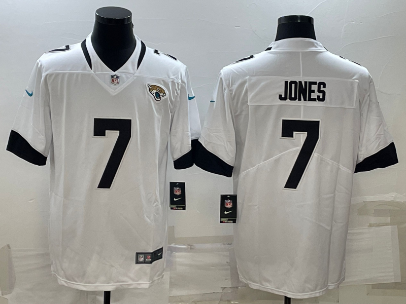 Men’s Jacksonville Jaguars Zay Jones #7 White Jersey
