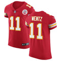 Mens Kansas City Chiefs #11 Carson Wentz Nike Red Vapor Untouchable Limited Jersey