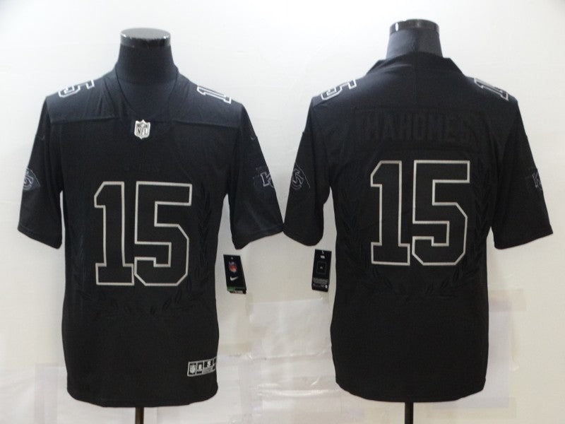 Men’s Kansas City Chiefs #15 Patrick Mahomes Black Alternate Jersey