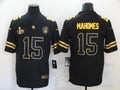 Men’s Kansas City Chiefs #15 Patrick Mahomes Black Jersey