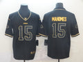 Men’s Kansas City Chiefs #15 Patrick Mahomes Black Jersey