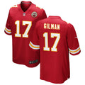 Men’s Kansas City Chiefs #17 Alohi Gilman Nike Red Vapor F.U.S.E. Limited Jersey