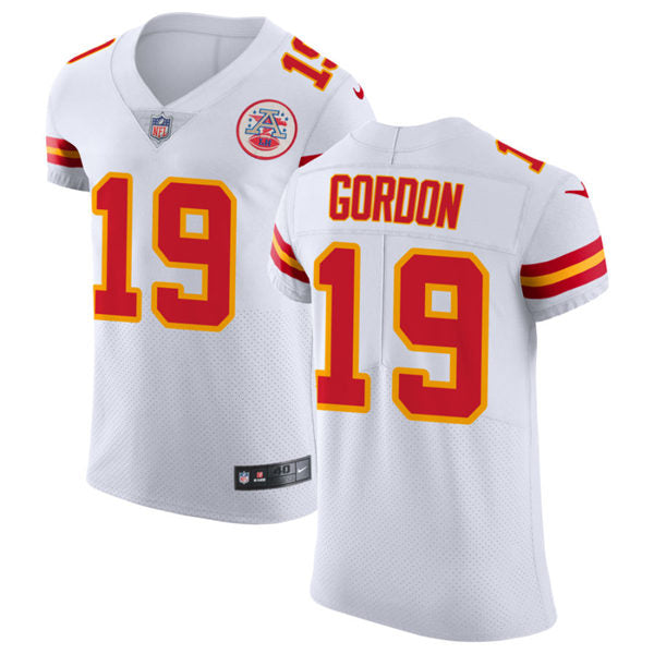 Men’s Kansas City Chiefs #19 Josh Gordon Nike White Vapor Untouchable Limited Jersey