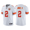 Men’s Kansas City Chiefs #2 Ronald Jones II Nike White Vapor Untouchable Limited Jersey