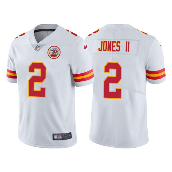 Men’s Kansas City Chiefs #2 Ronald Jones II Nike White Vapor Untouchable Limited Jersey