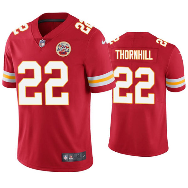 Men’s Kansas City Chiefs #22 Juan Thornhill Nike Red Vapor Untouchable Limited Jersey