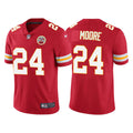 Men’s Kansas City Chiefs #24 Skyy Moore Nike Red Vapor Untouchable Limited Jersey