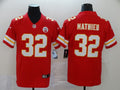 Men’s Kansas City Chiefs #32 Tyrann Mathieu Nike Red Super Bowl LV Bound Game Jersey