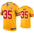Men’s Kansas City Chiefs #35 Charvarius Ward Nike Gold Inverted Legend Jersey