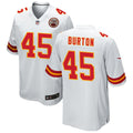 Men’s Kansas City Chiefs #45 Michael Burton Nike White Vapor Untouchable Limited Jersey