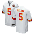 Men’s Kansas City Chiefs #5 Mansoor Delane Nike White Vapor F.U.S.E. Limited Jersey
