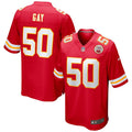 Men’s Kansas City Chiefs #50 Willie Gay Nike Red Vapor Untouchable Limited Jersey