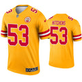 Men’s Kansas City Chiefs #53 Anthony Hitchens Nike Gold Inverted Legend Jersey
