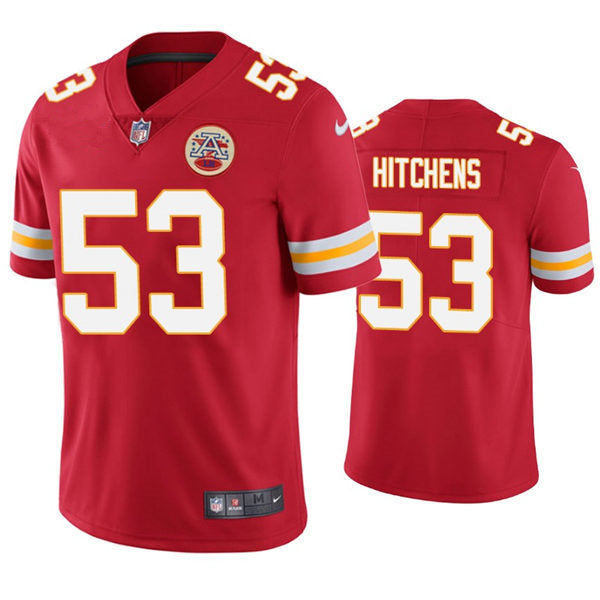 Men’s Kansas City Chiefs #53 Anthony Hitchens Nike Red Vapor Untouchable Limited Jersey